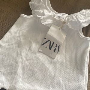 Brand  new baby shirt white color new Zara brand